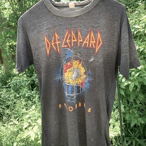 Def Leppard Vintage 1983 Eurotour Concert T-Shirt